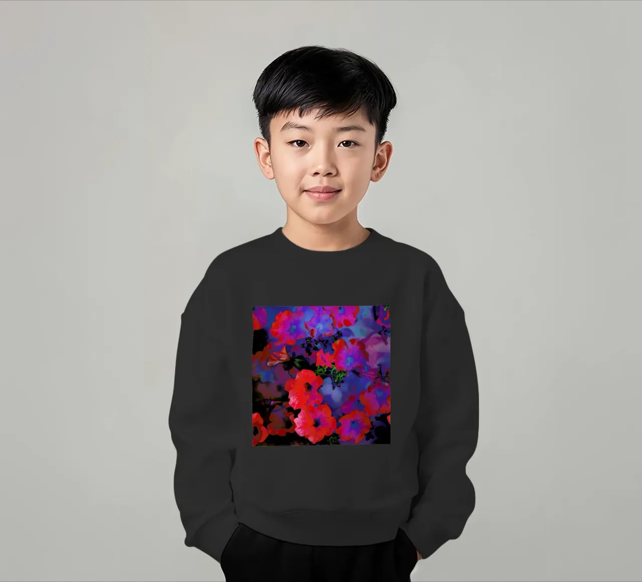 Ruby Red Vine felpa bambino da Amy Sia