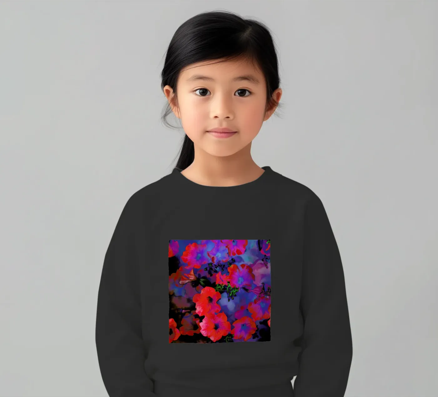 Ruby Red Vine kinder sweatshirt van Amy Sia
