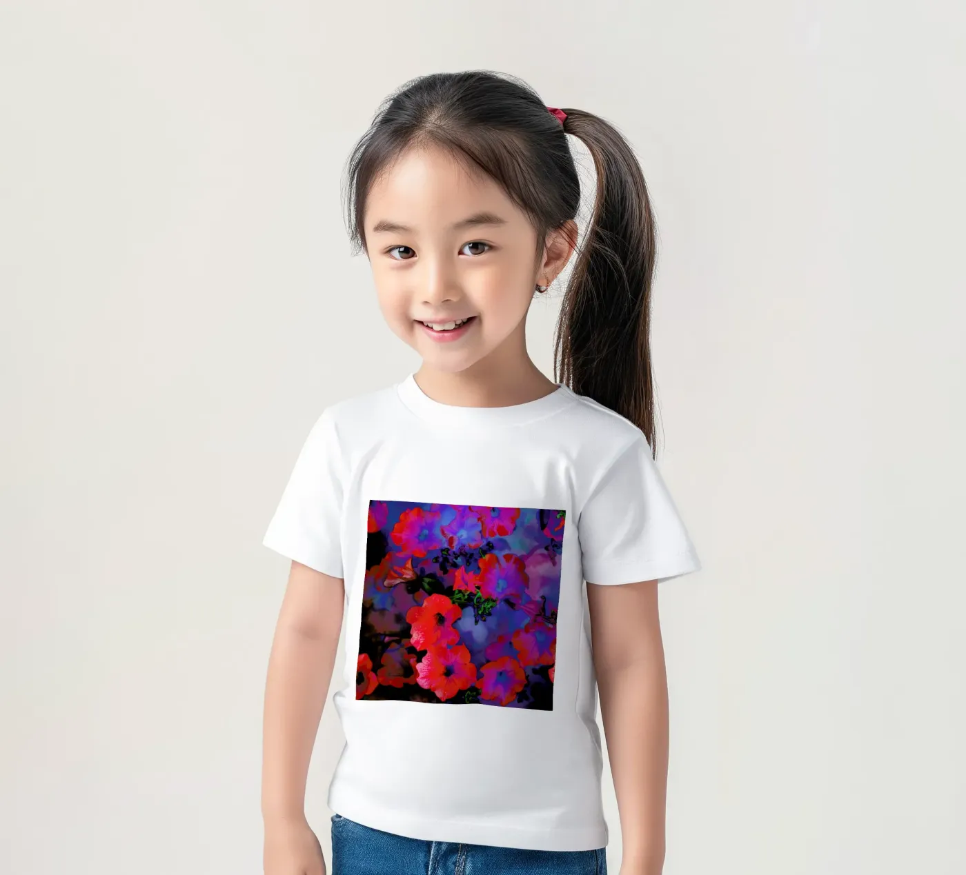 Ruby Red Vine t-shirt bambini da Amy Sia