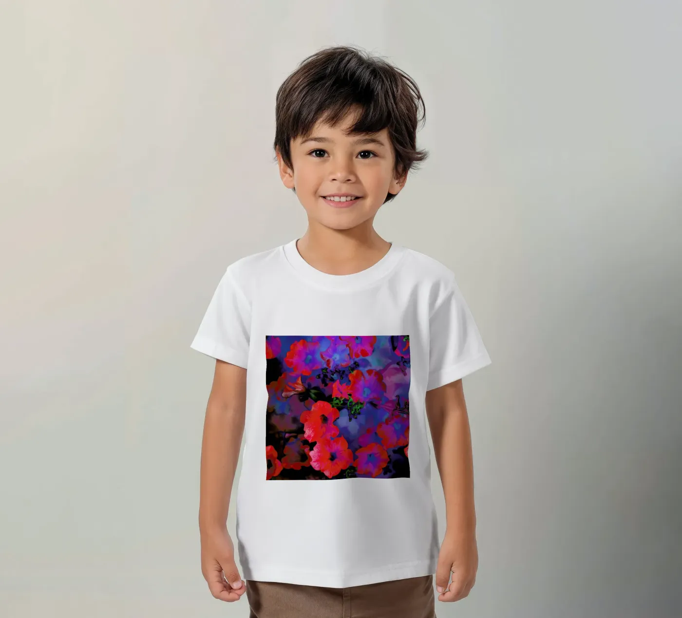 Ruby Red Vine t-shirt bambini da Amy Sia