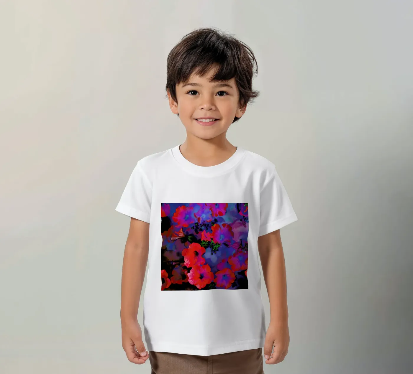 Ruby Red Vine t-shirt bambini da Amy Sia