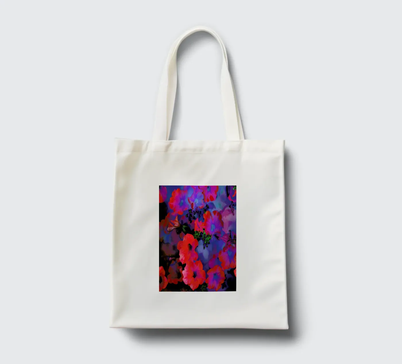 Ruby Red Vine tote bag by Amy Sia