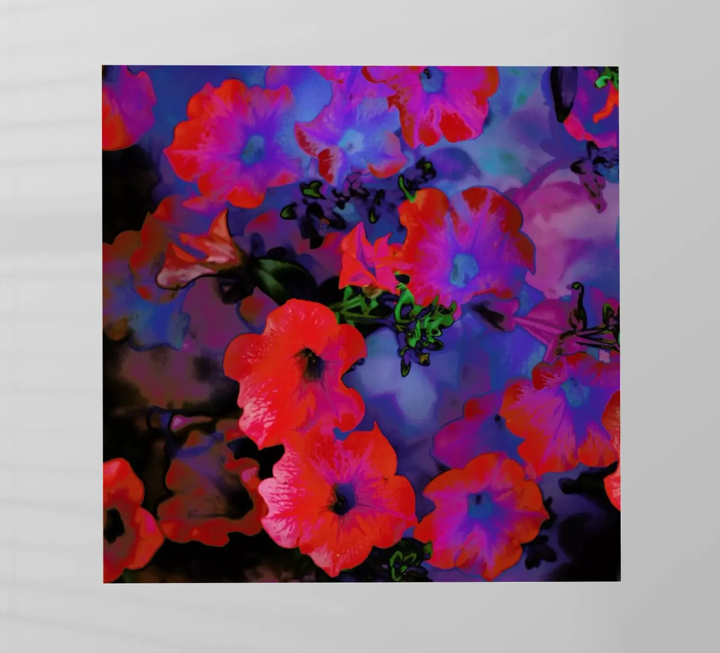 Ruby Red Vine Backlit Folie von Amy Sia