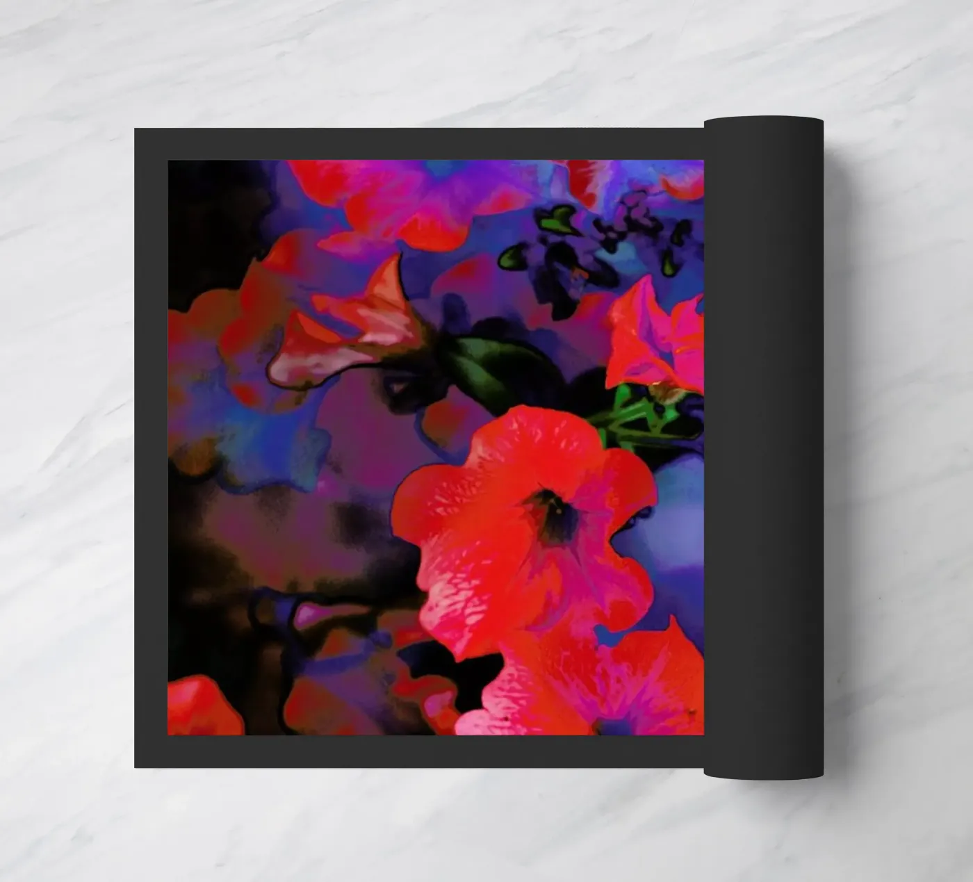 Ruby Red Vine deurmat van Amy Sia