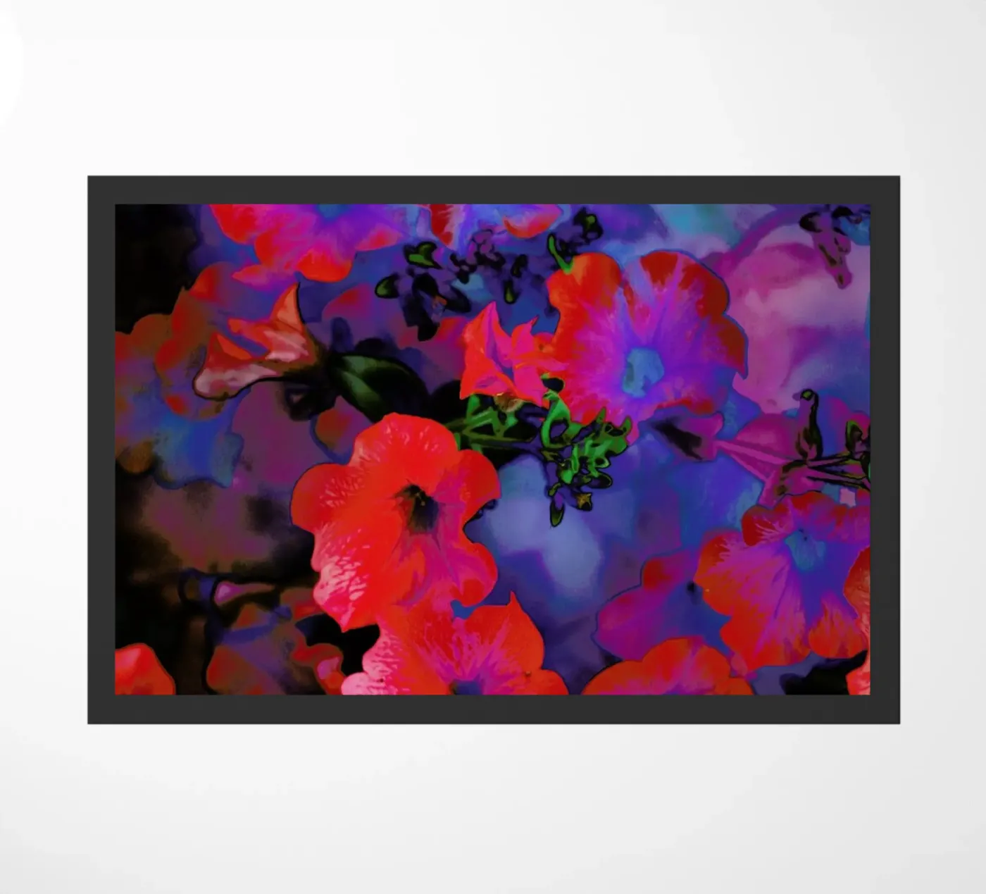 Ruby Red Vine deurmat van Amy Sia