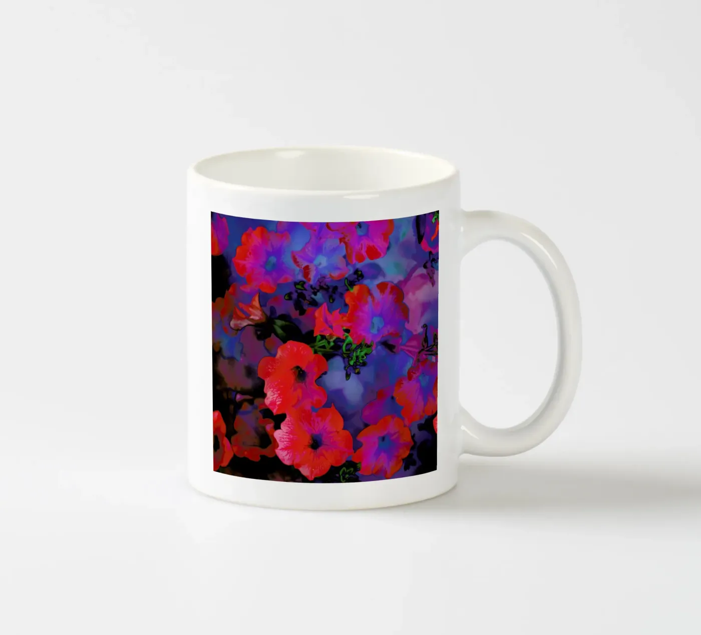 Ruby Red Vine ceramic mug by Amy Sia
