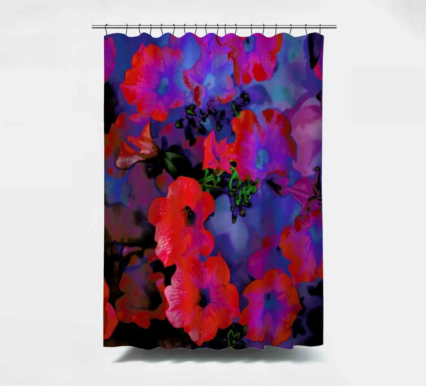 Ruby Red Vine rideau de douche de Amy Sia