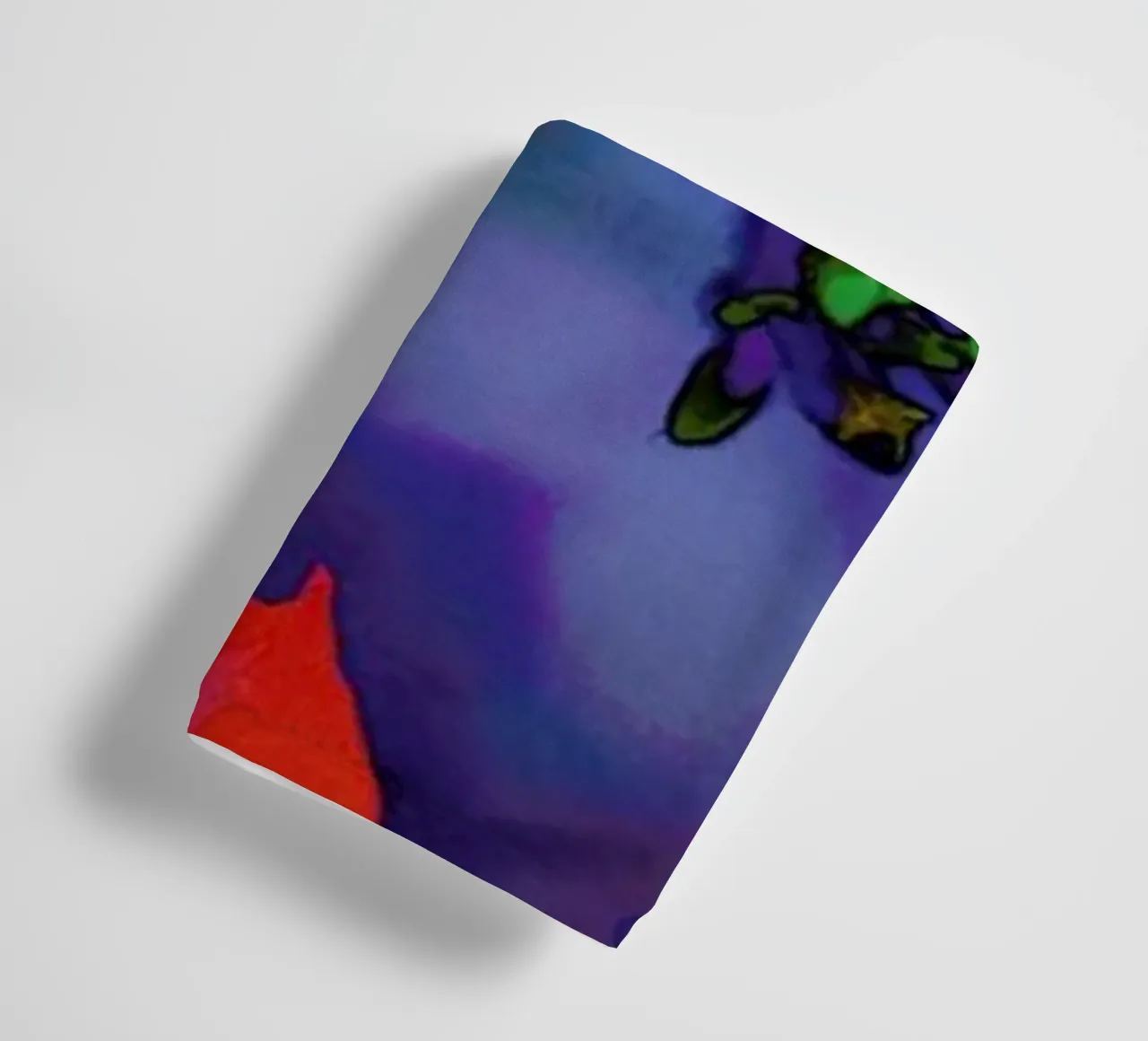 Ruby Red Vine badhanddoek van Amy Sia