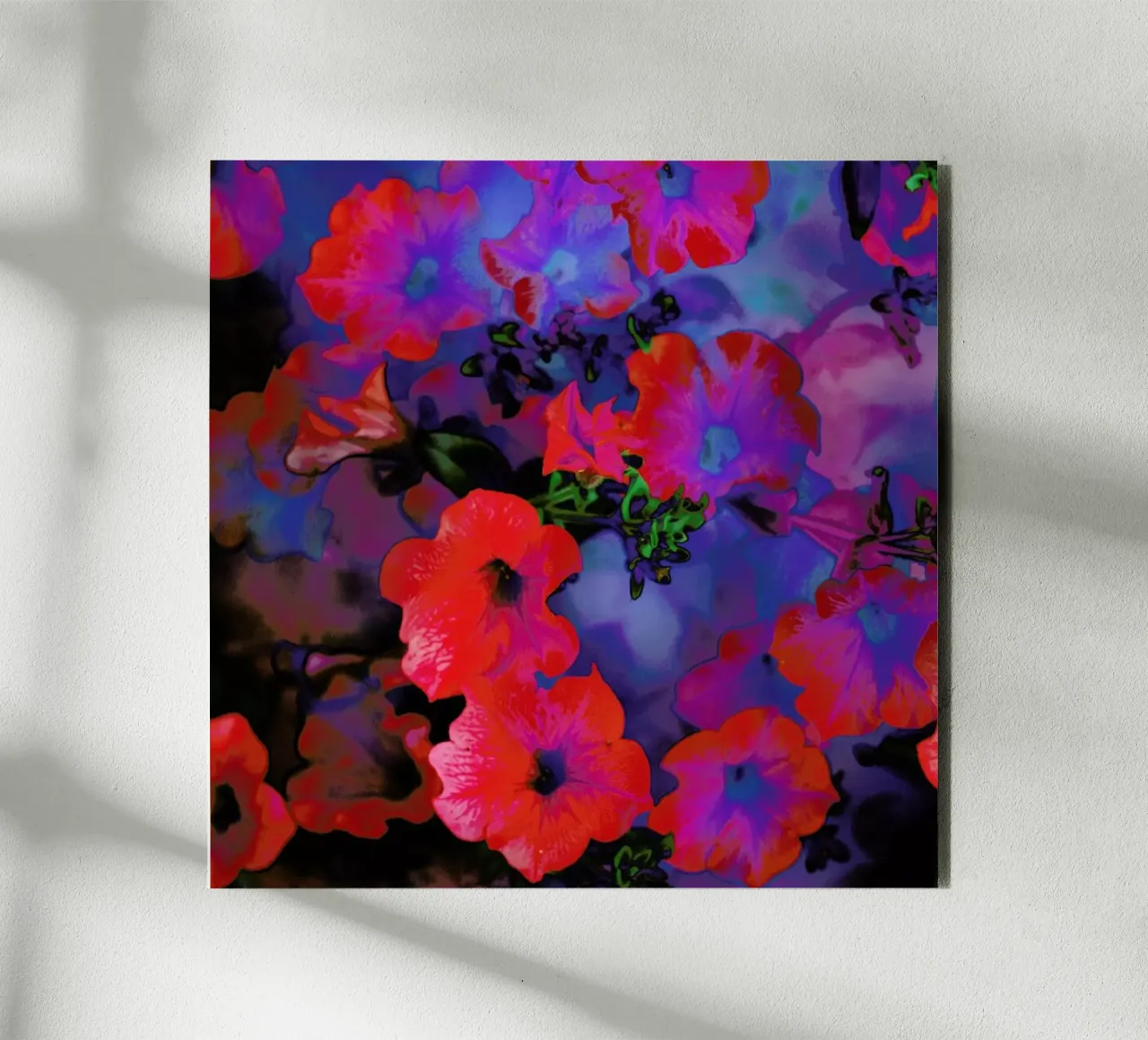 Ruby Red Vine alluminio dibond da Amy Sia