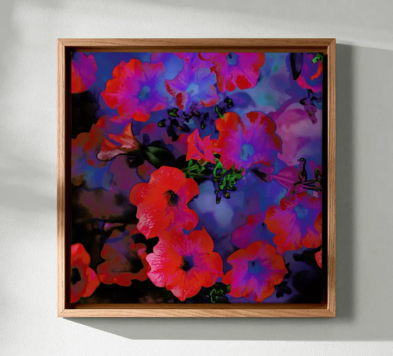 Ruby Red Vine canvas by Amy Sia