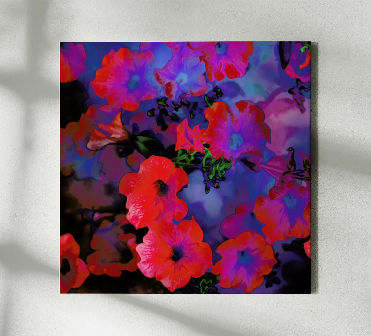 Ruby Red Vine canvas by Amy Sia