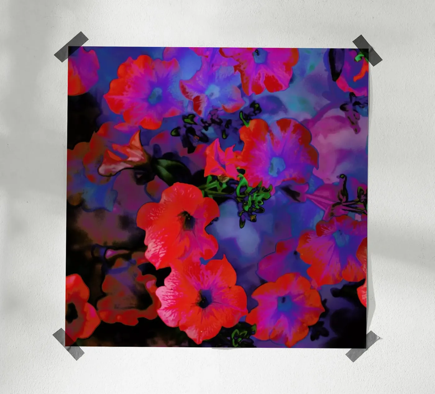 Ruby Red Vine Poster von Amy Sia