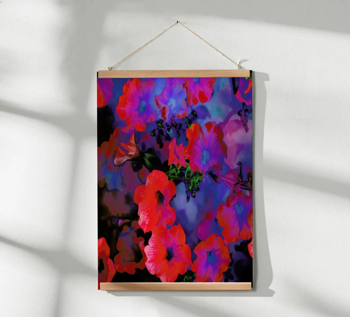 Ruby Red Vine Poster von Amy Sia