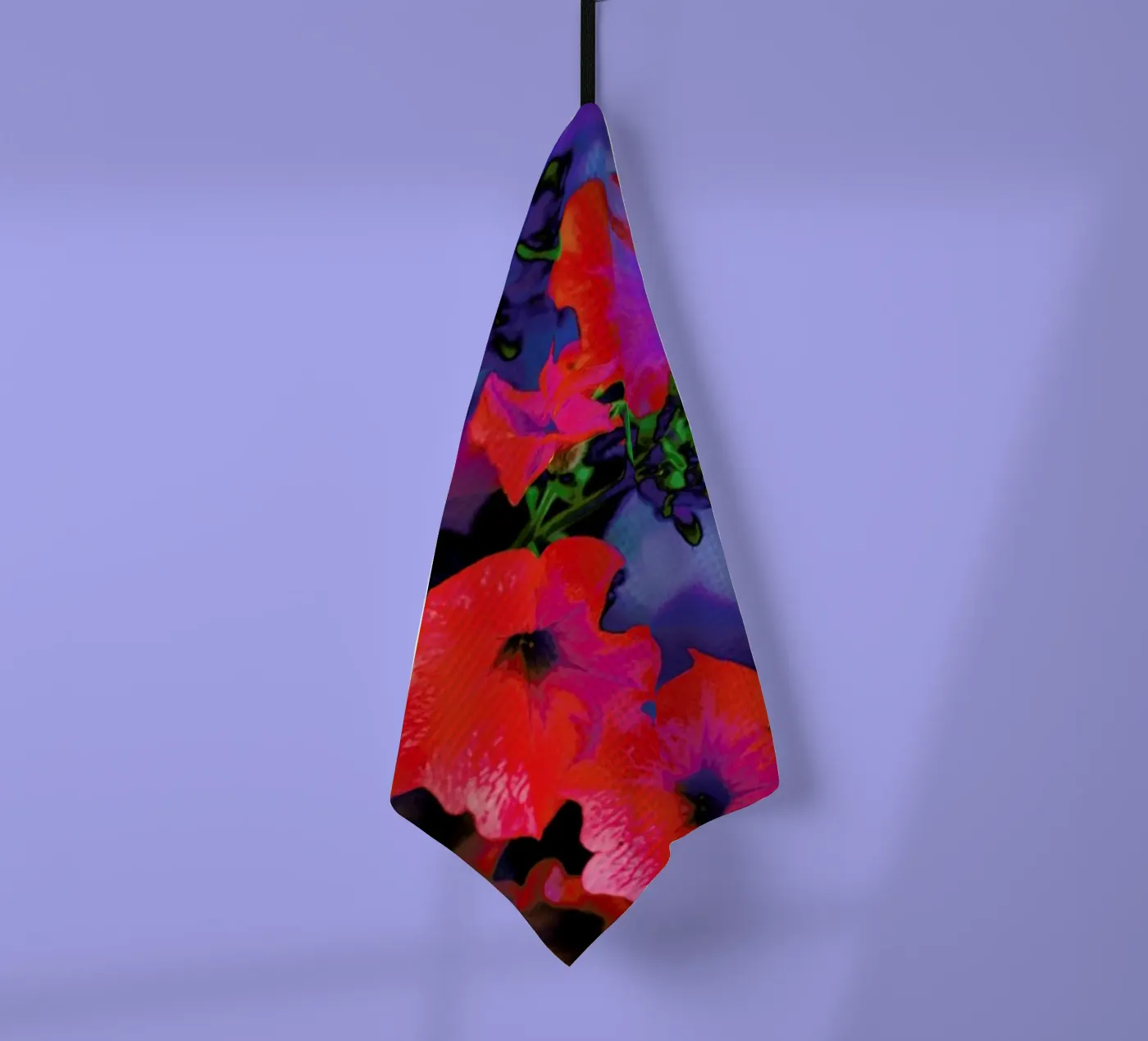 Ruby Red Vine theedoek van Amy Sia