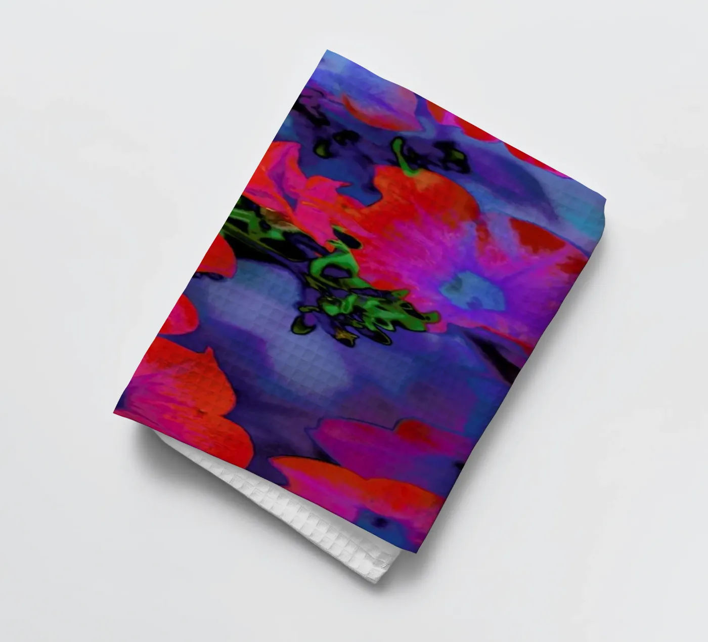 Ruby Red Vine theedoek van Amy Sia