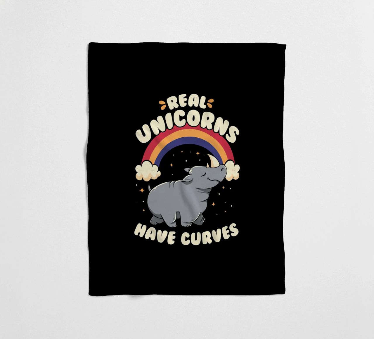 Real Unicorns Have Curves coperta in pile da Tobe Fonseca