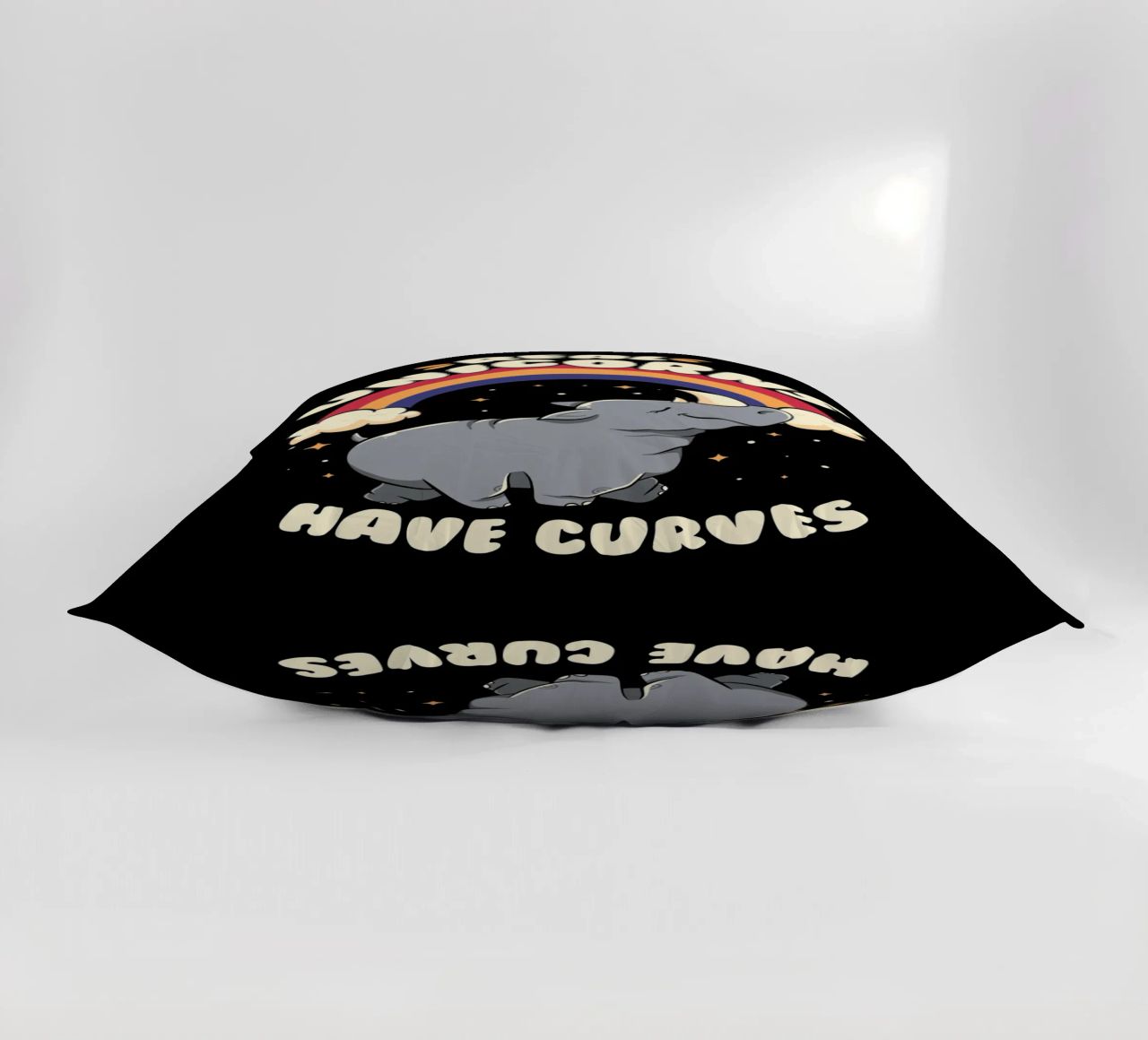Real Unicorns Have Curves cuscino da Tobe Fonseca