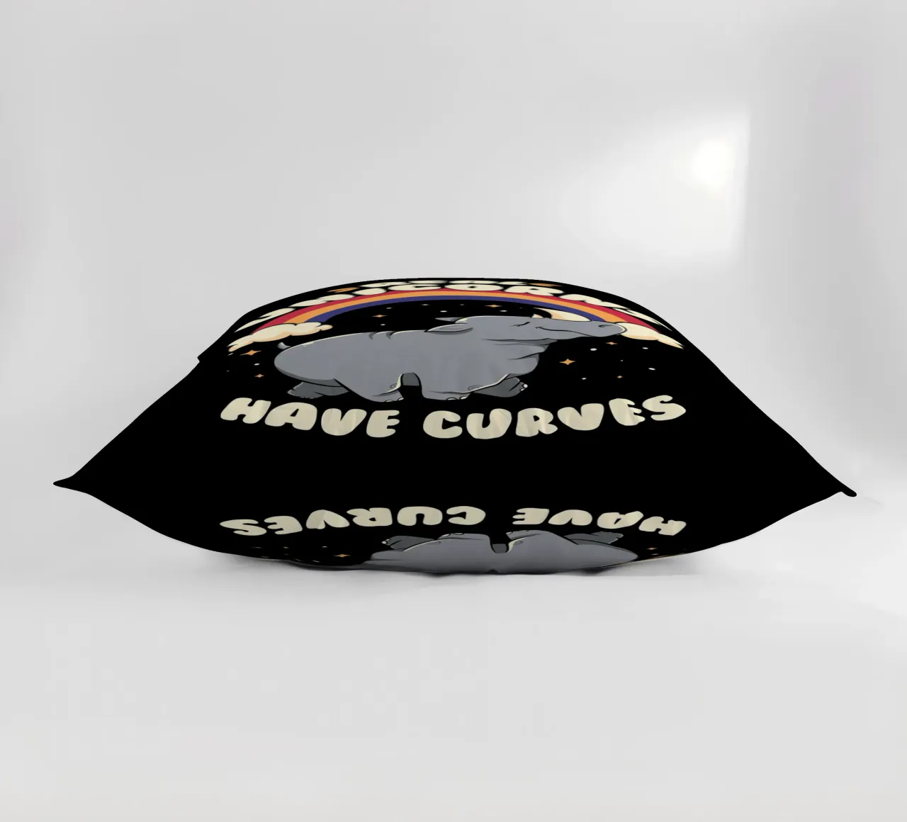 Real Unicorns Have Curves cuscino da Tobe Fonseca