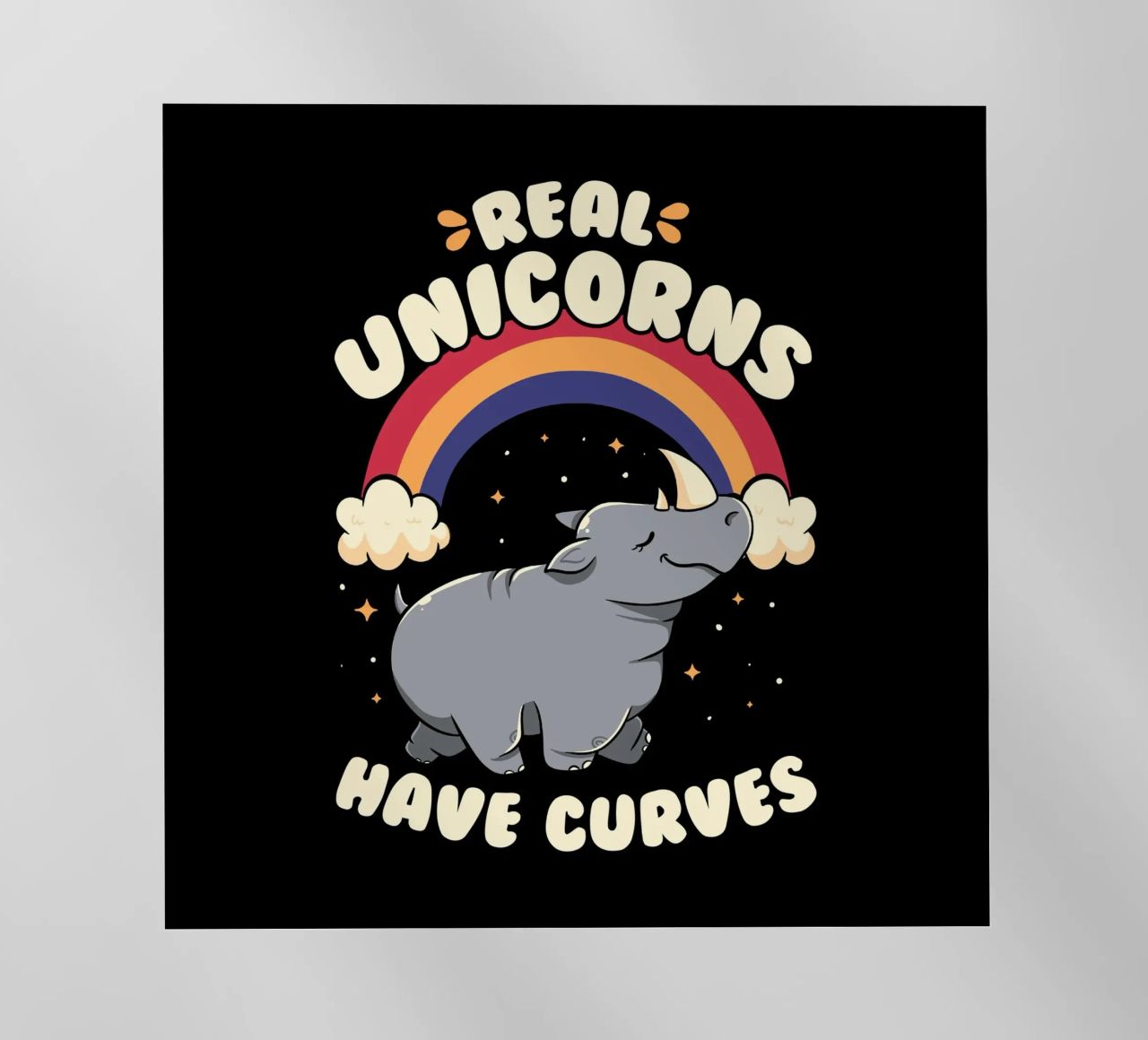 Real Unicorns Have Curves pellicola backlit da Tobe Fonseca