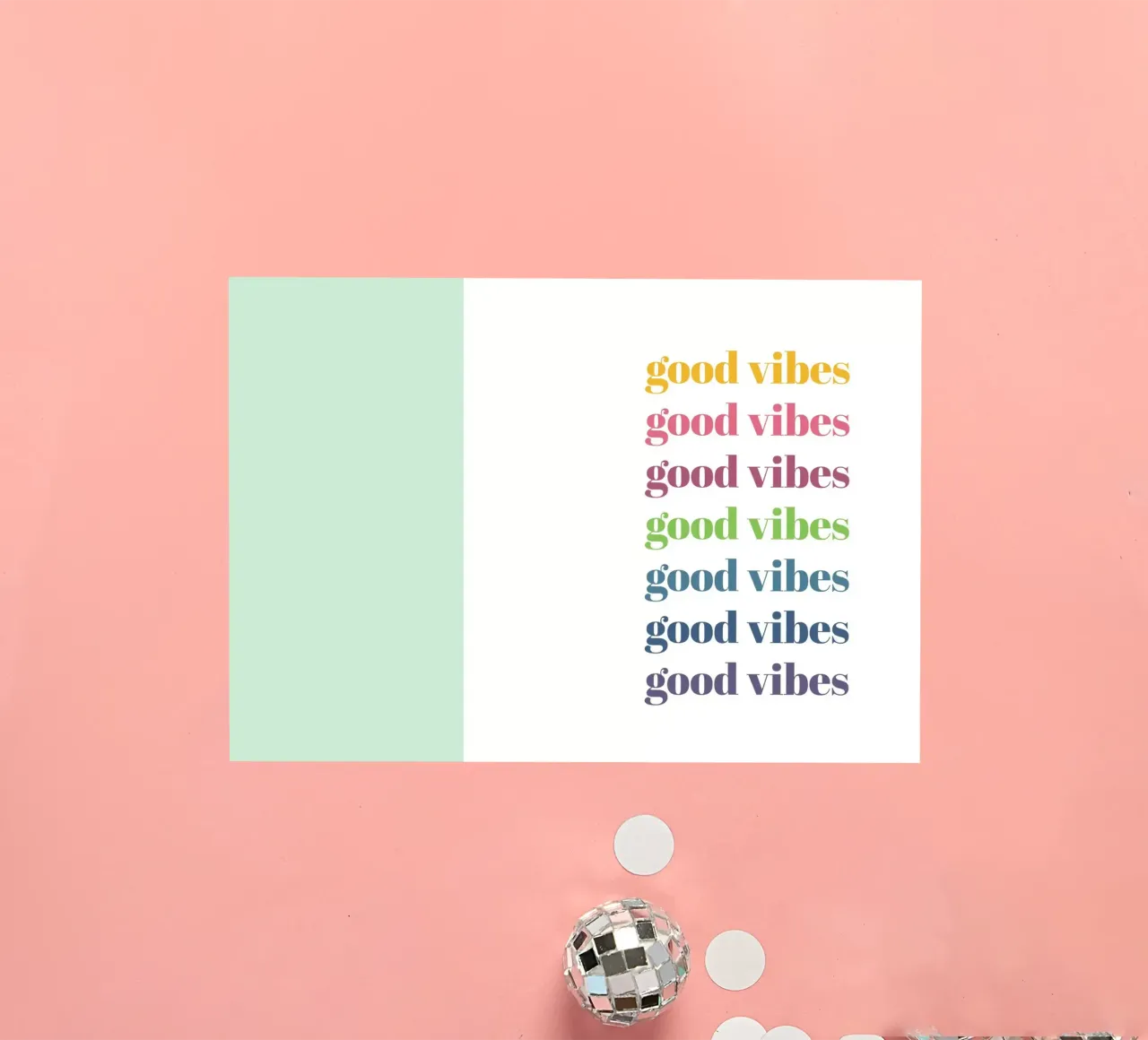 Good vibes sticker by glueckaufpapier