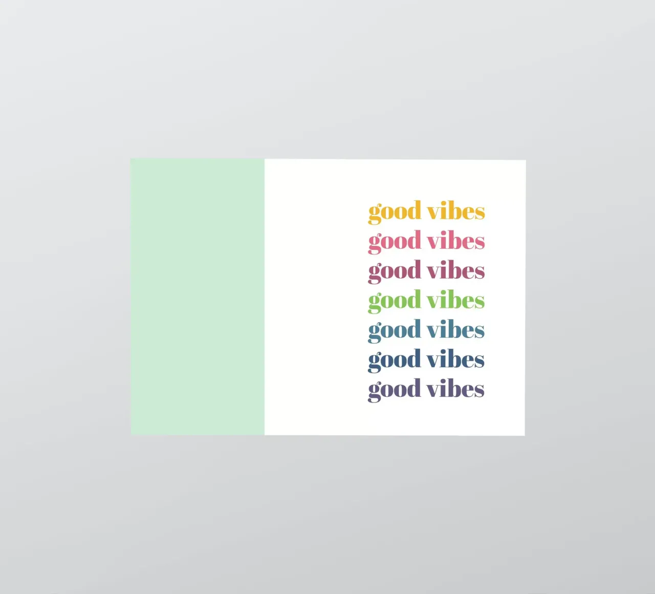 Good vibes sticker by glueckaufpapier