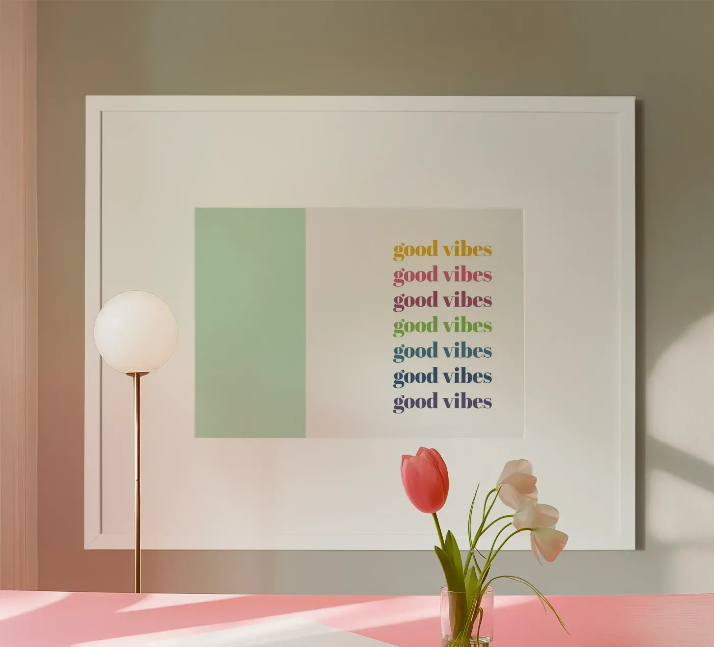 Good vibes poster da glueckaufpapier