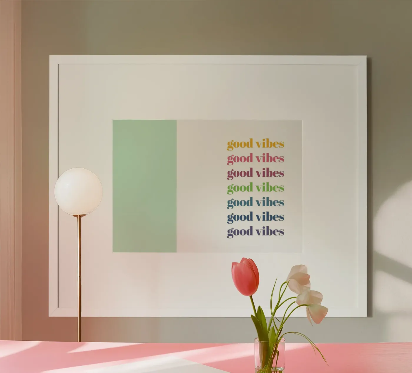 Good vibes poster by glueckaufpapier