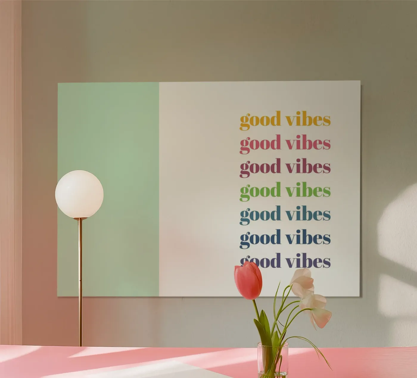 Good vibes poster by glueckaufpapier