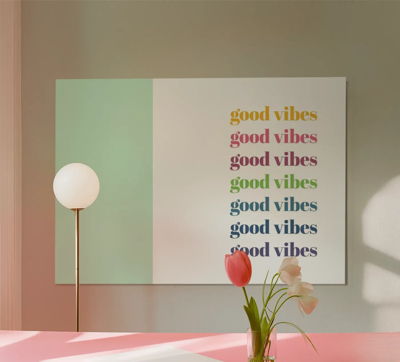Good vibes poster da glueckaufpapier