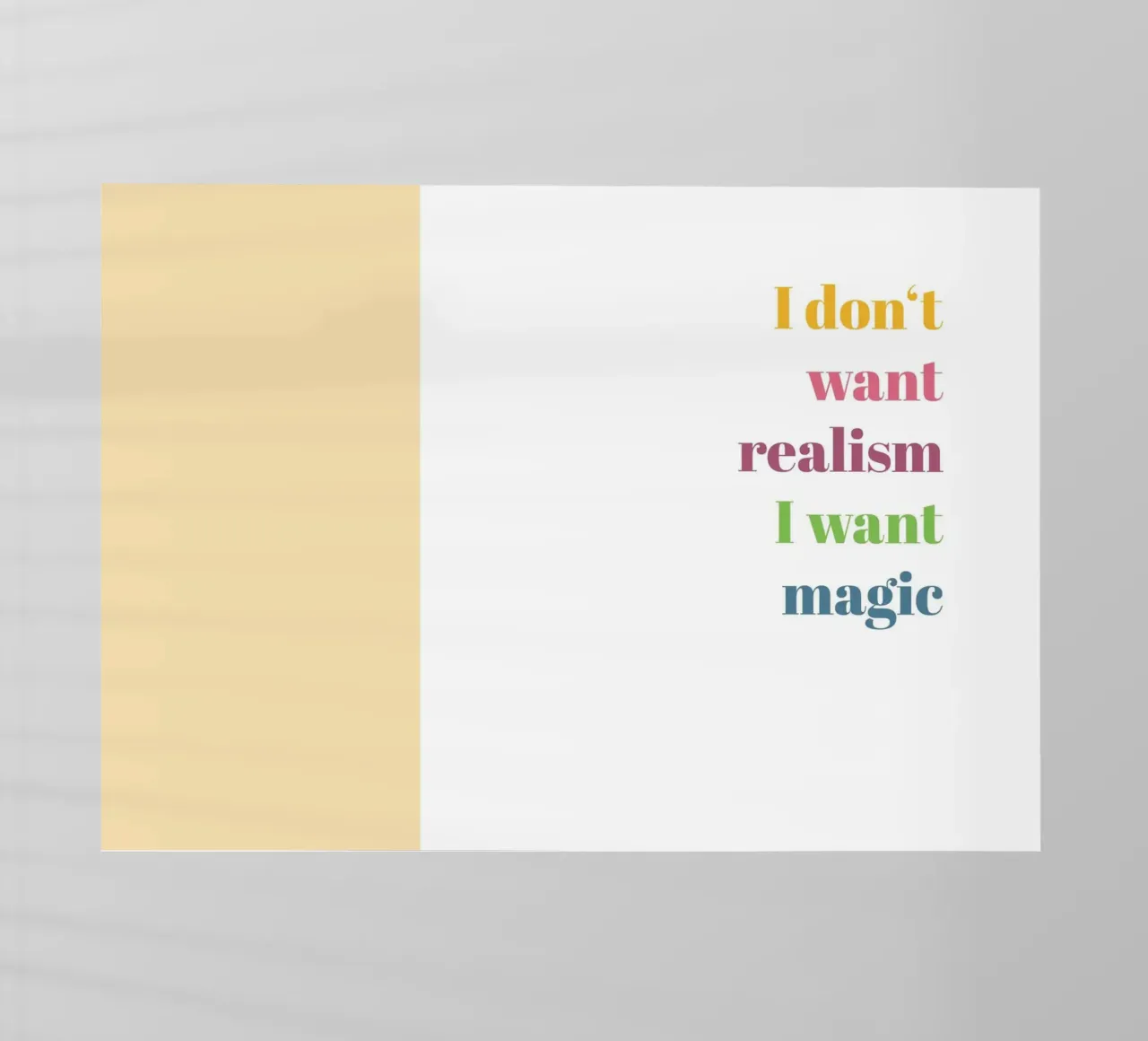 Magic pellicola backlit da glueckaufpapier