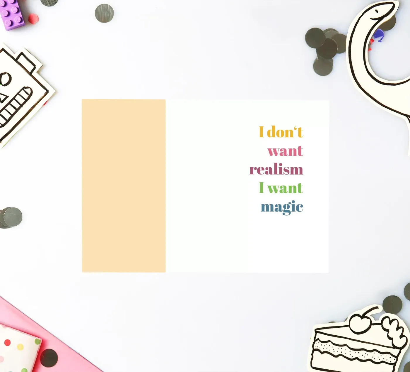 Magic sticker van glueckaufpapier