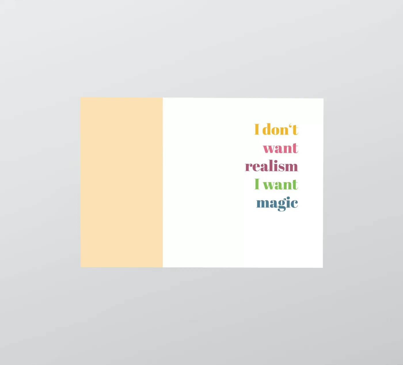 Magic sticker van glueckaufpapier
