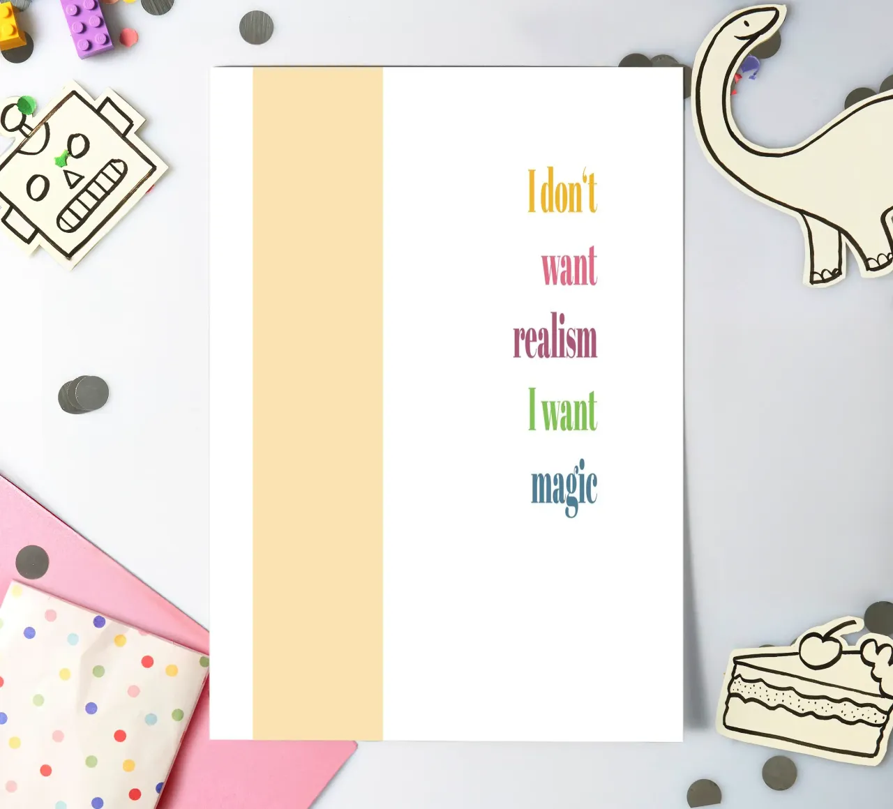 Magic sticker sheet by glueckaufpapier