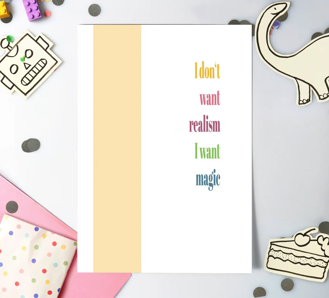 Magic sticker sheet by glueckaufpapier