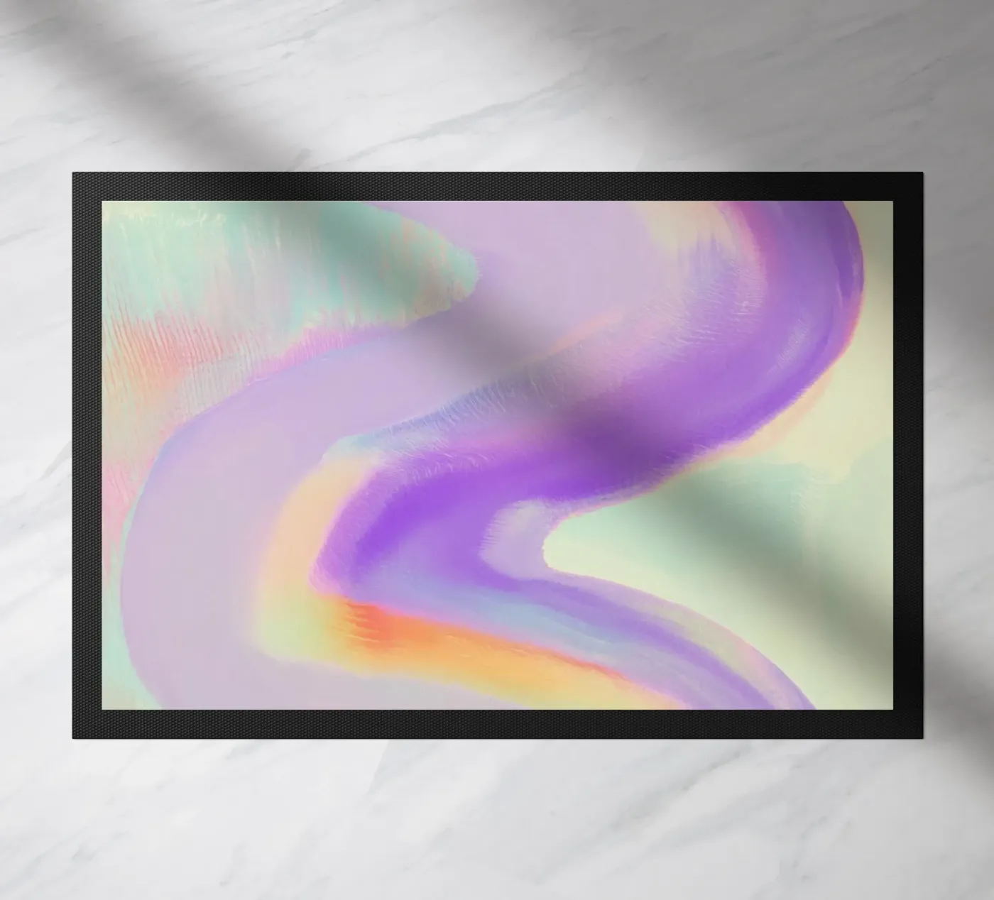 De Amethist Zigzag deurmat van HUE FLOW