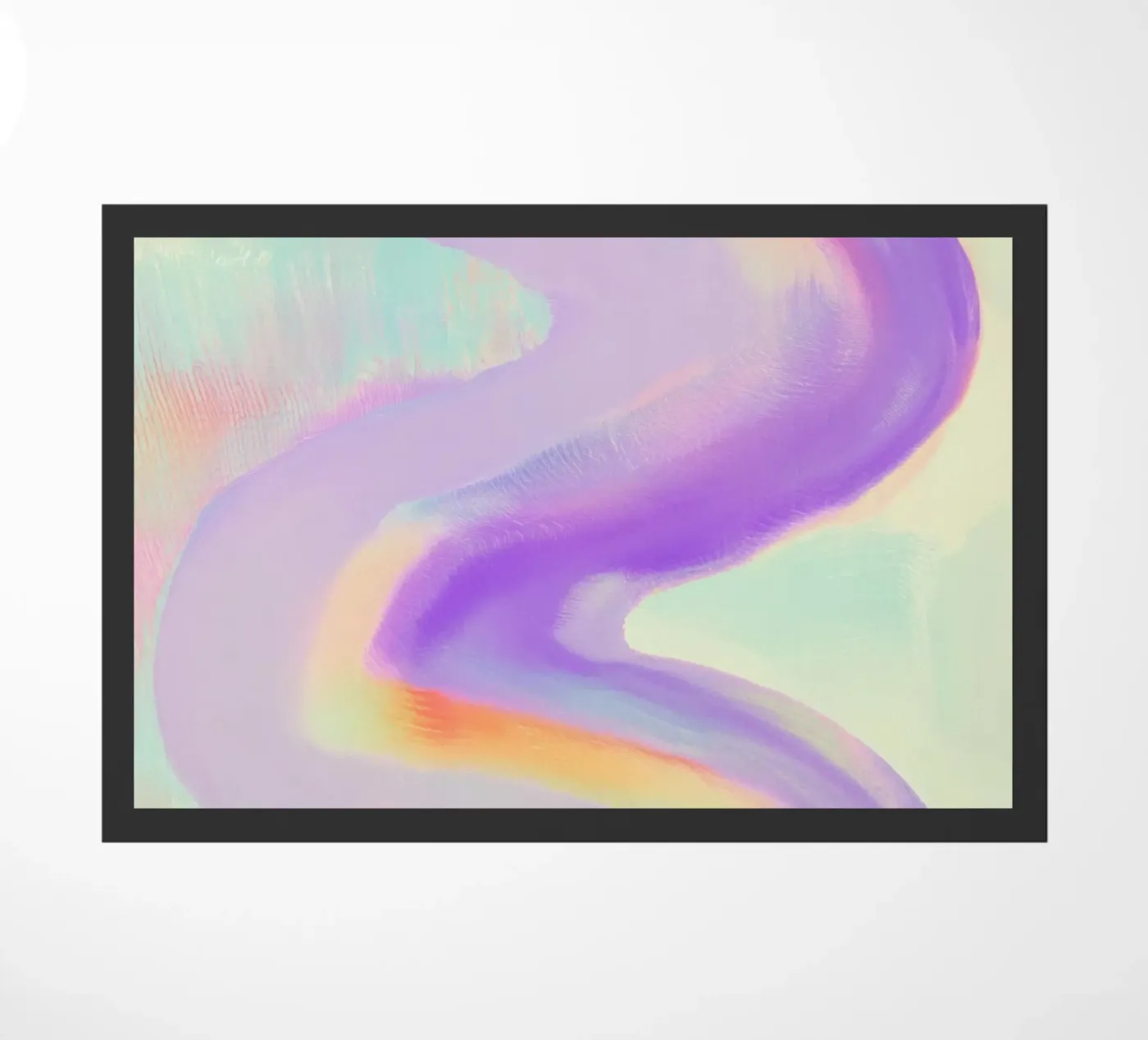 De Amethist Zigzag deurmat van HUE FLOW