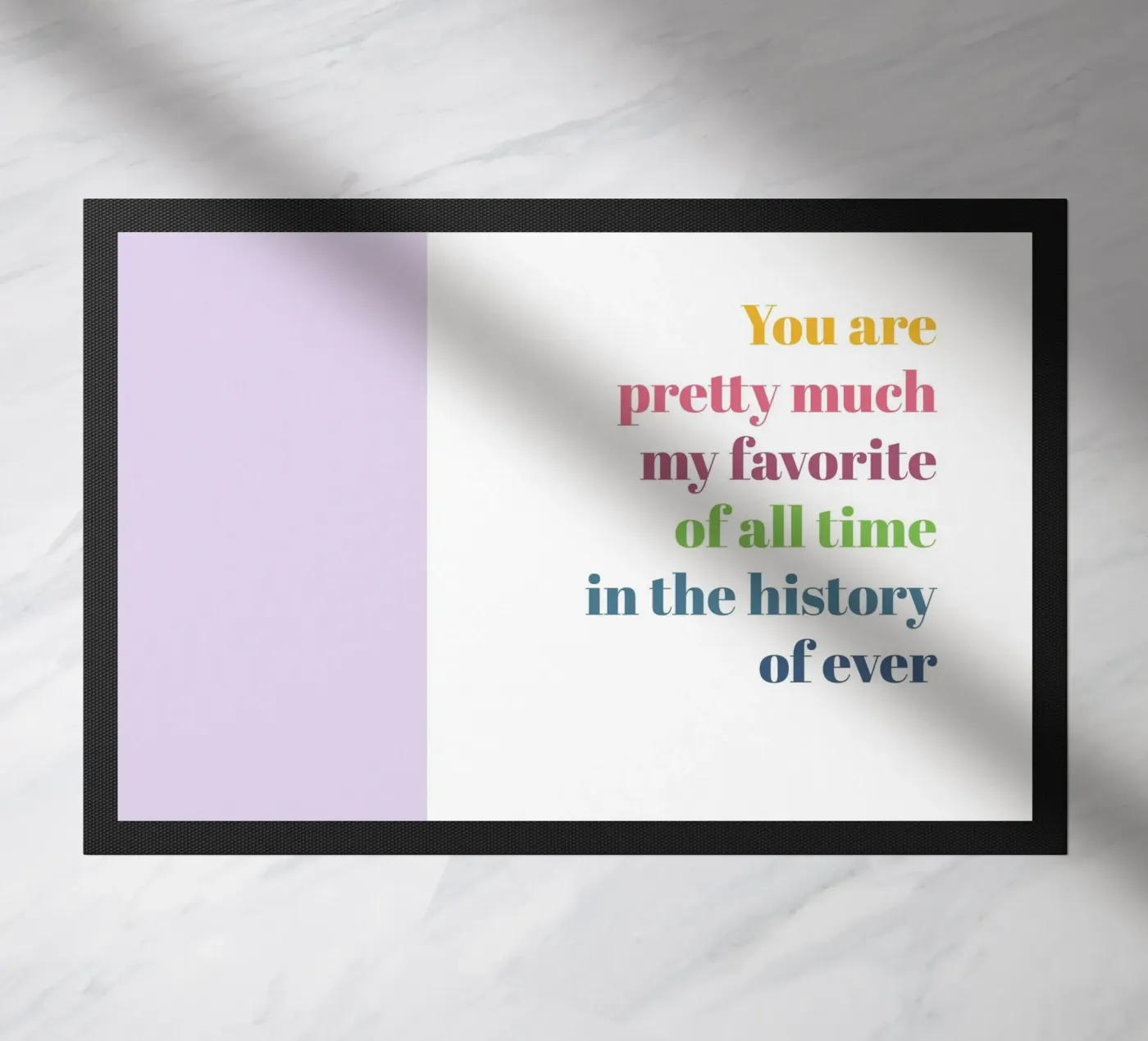 Favorite deurmat van glueckaufpapier