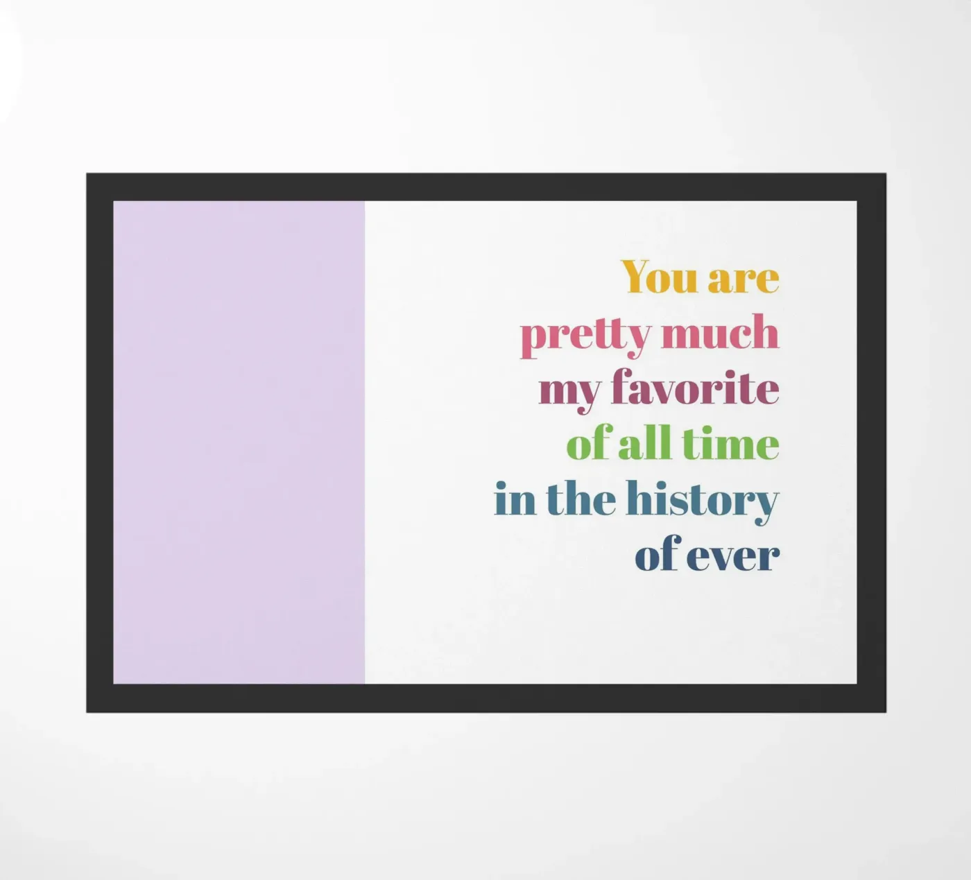 Favorite deurmat van glueckaufpapier