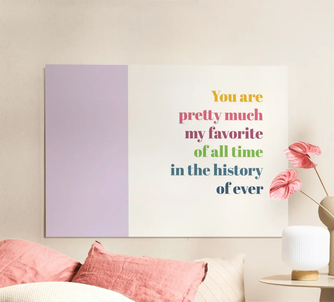 Favorite poster con telaio in legno da glueckaufpapier