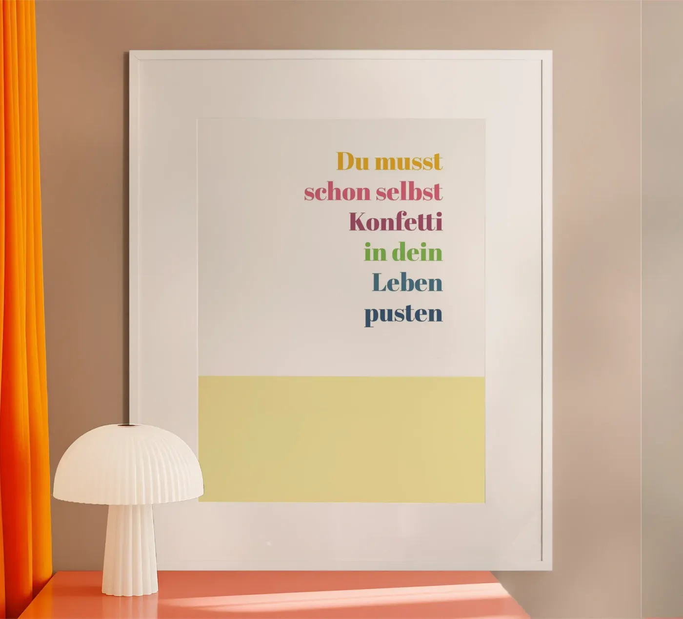 Konfetti poster da glueckaufpapier