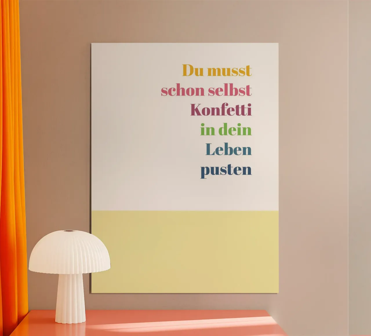 Konfetti poster da glueckaufpapier