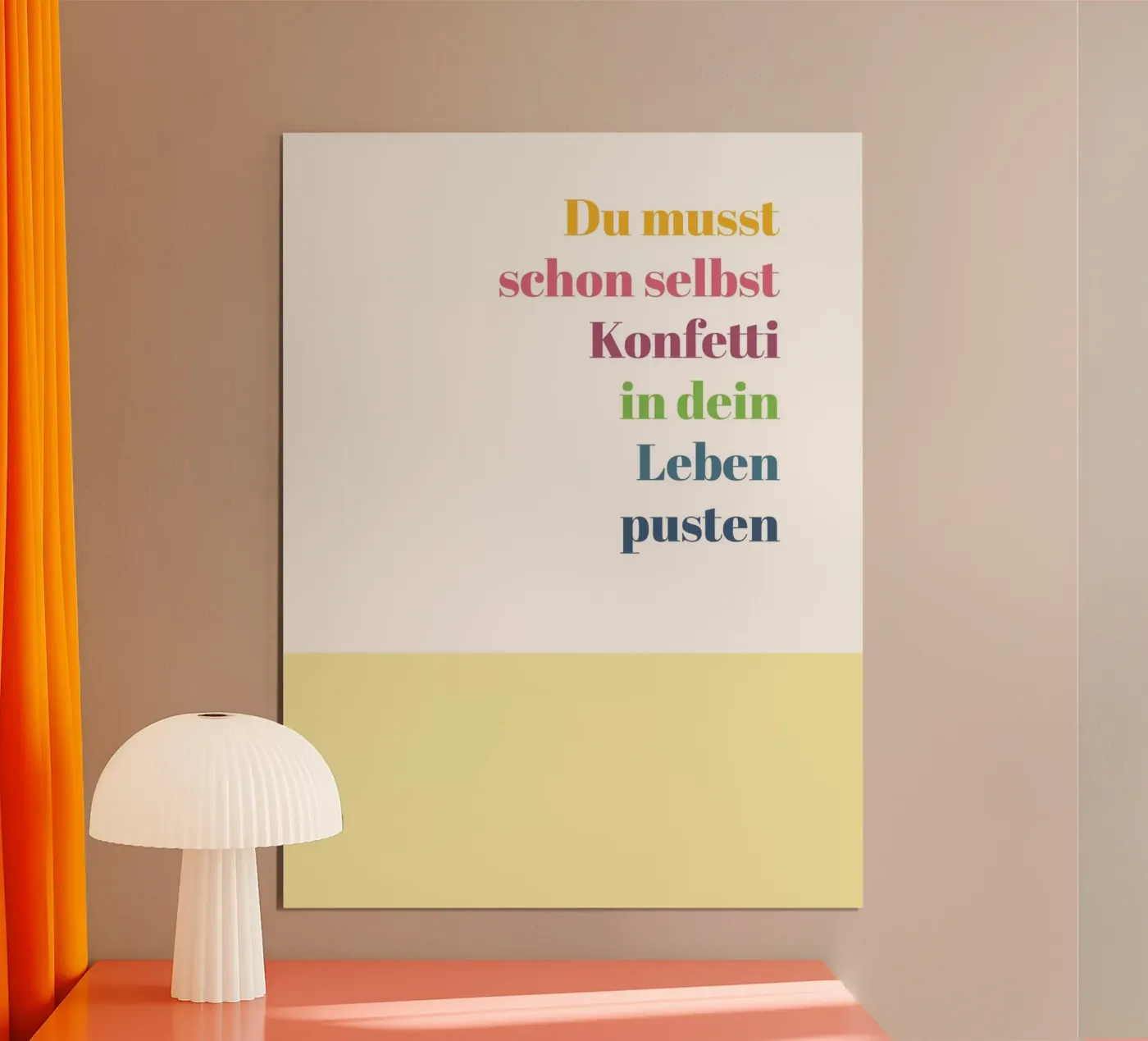 Konfetti poster da glueckaufpapier