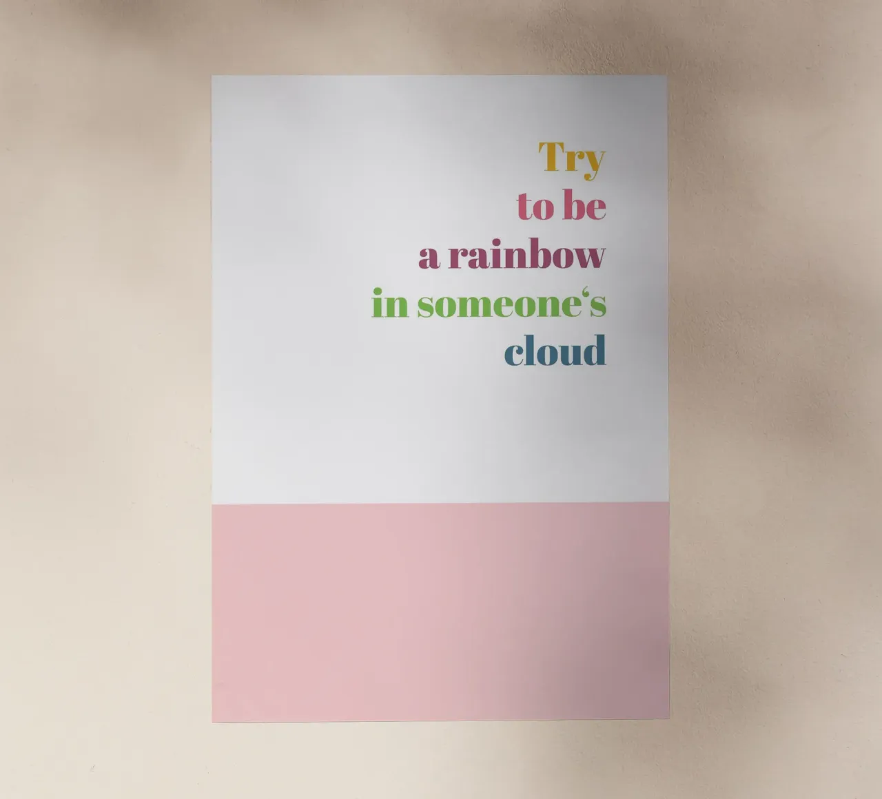 Rainbow pellicola backlit da glueckaufpapier