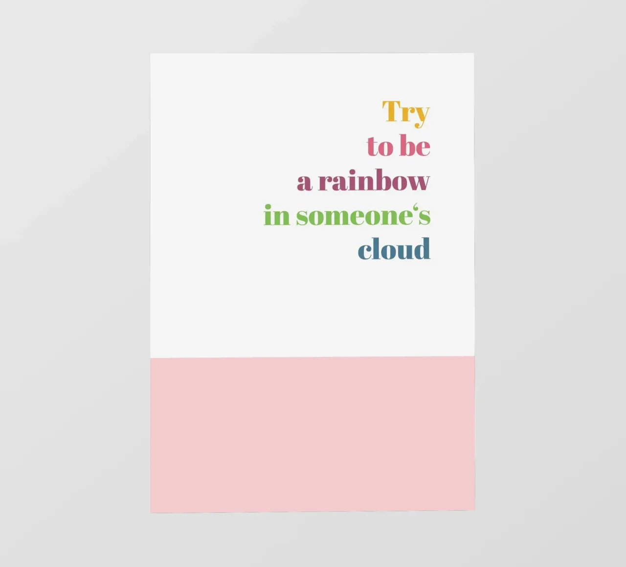 Rainbow pellicola backlit da glueckaufpapier