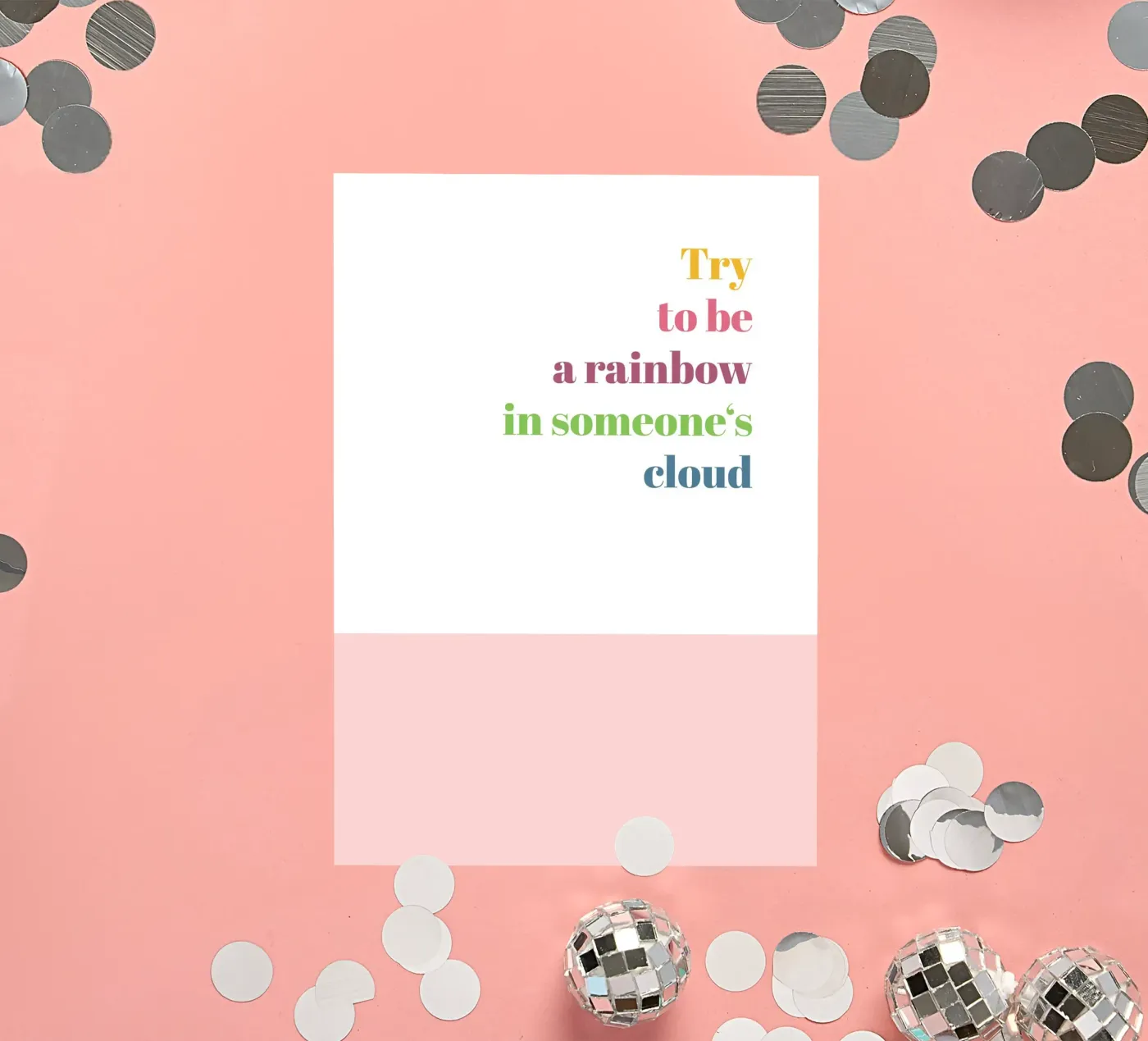 Rainbow sticker van glueckaufpapier