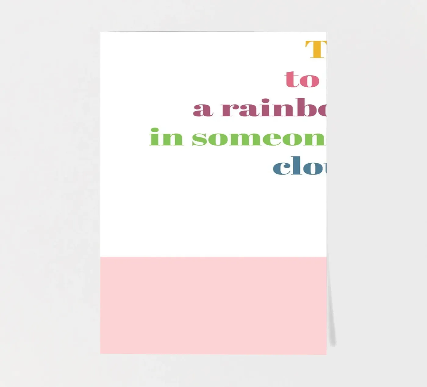 Rainbow stickervel van glueckaufpapier