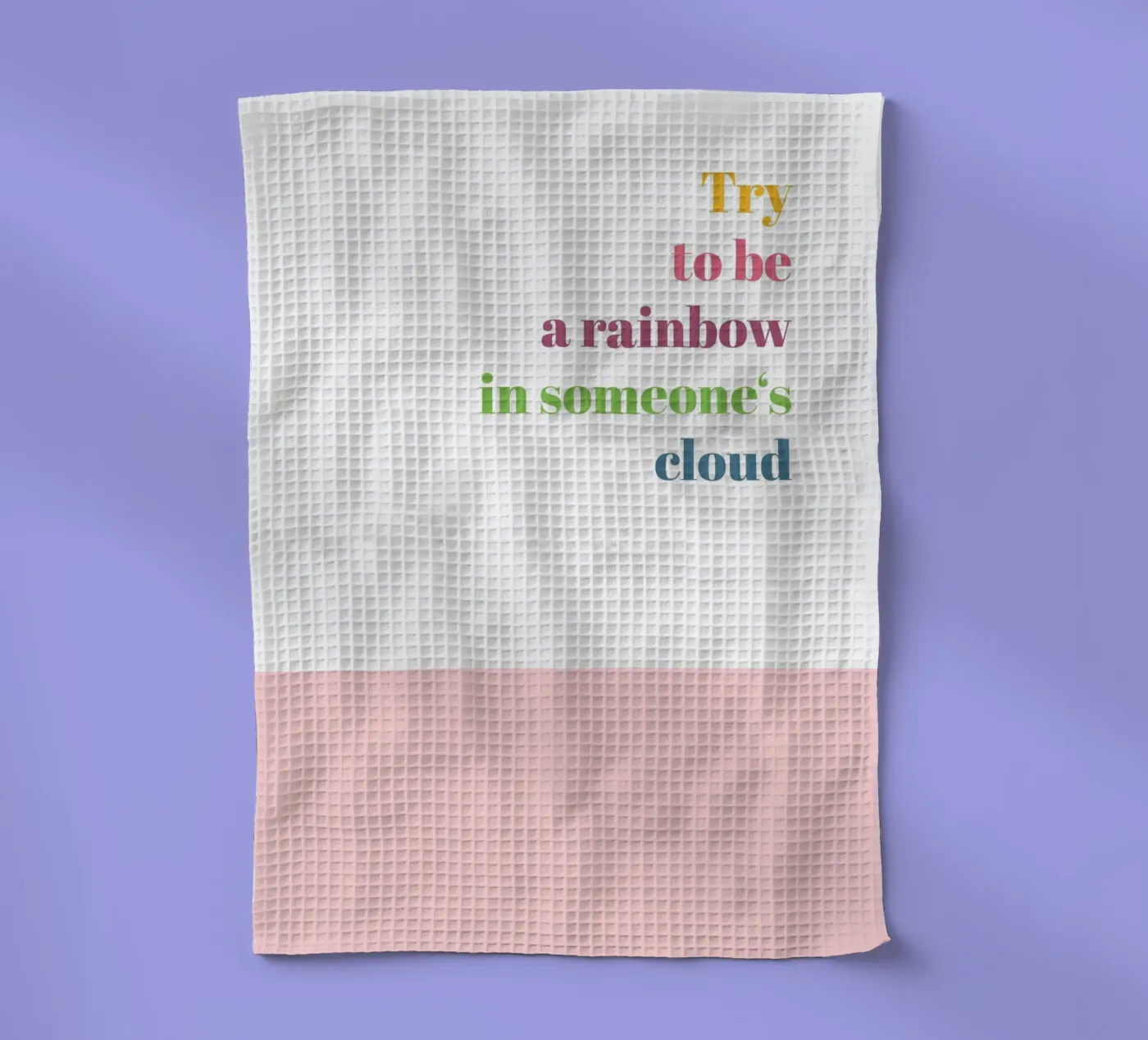 Rainbow torchon de glueckaufpapier