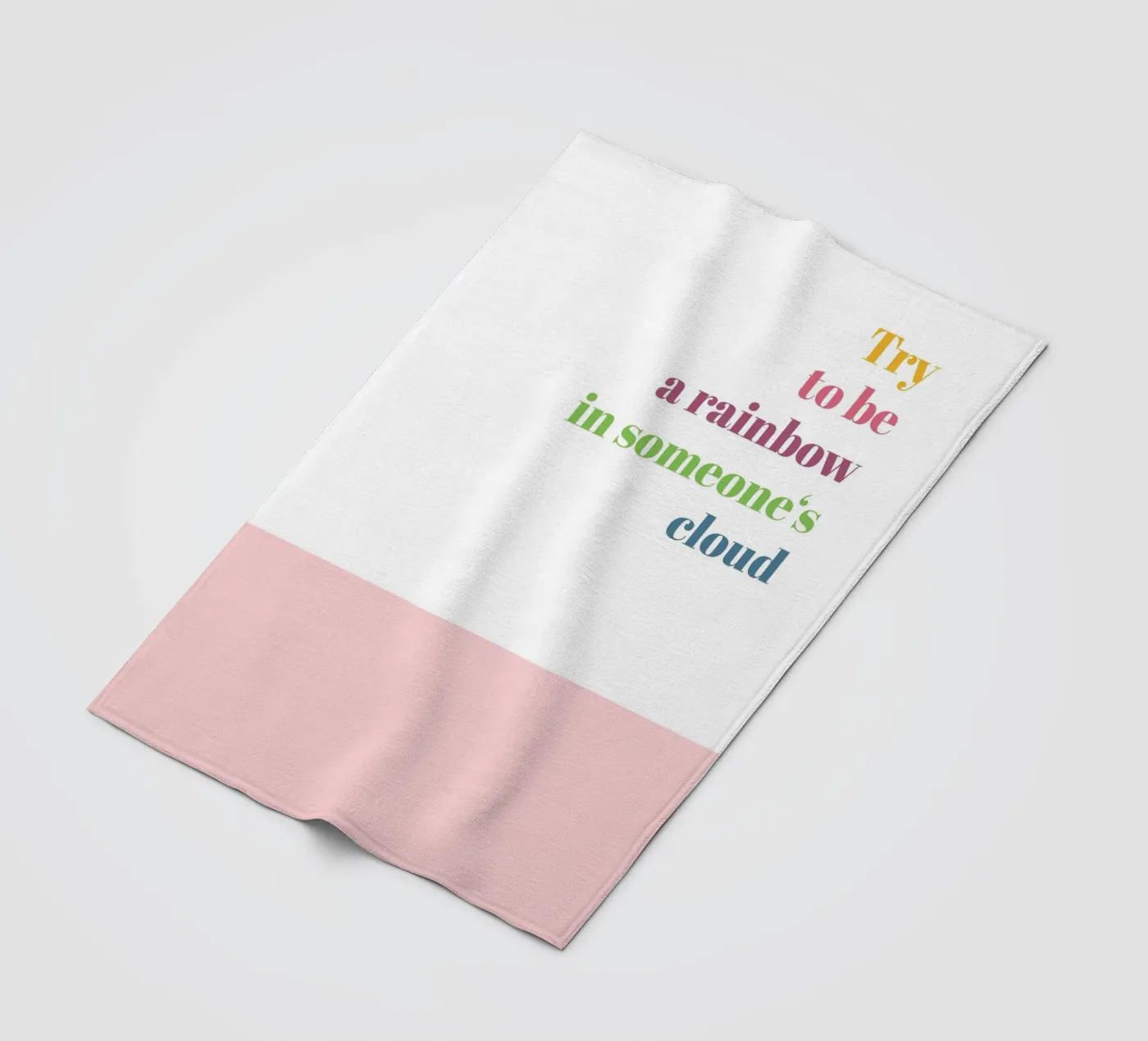 Rainbow Fleecedecke von glueckaufpapier