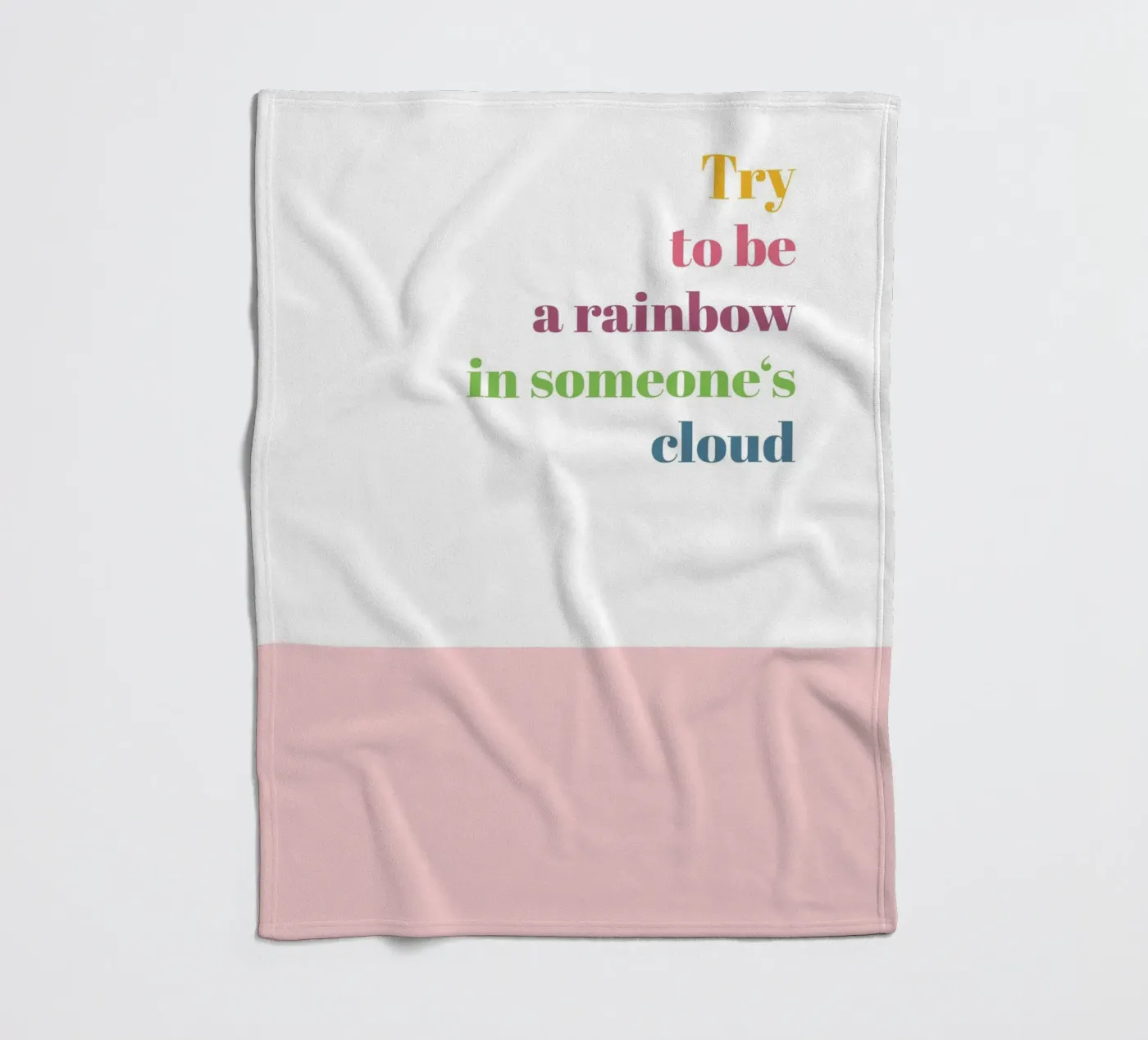 Rainbow coperta in pile da glueckaufpapier