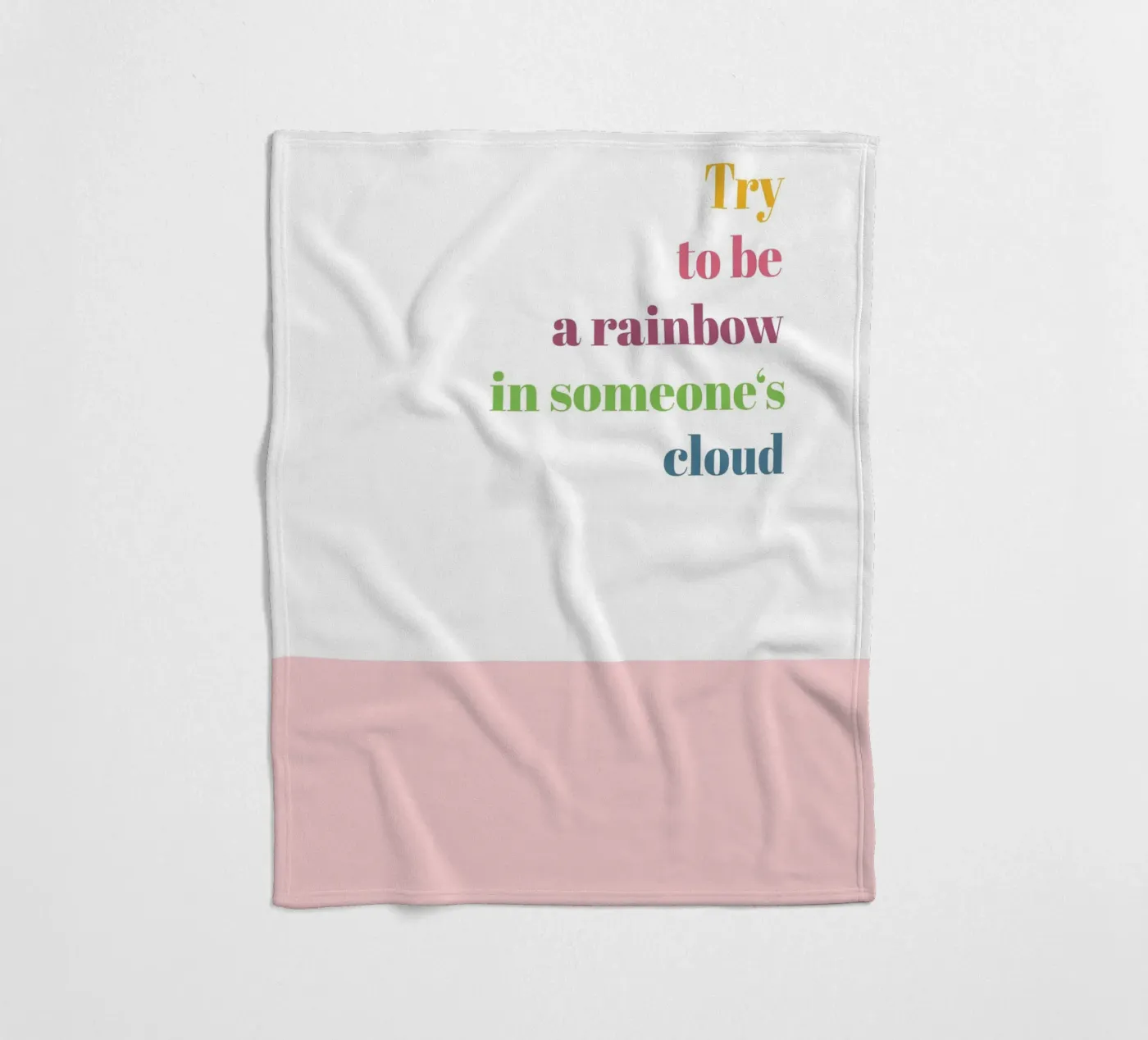 Rainbow coperta in pile da glueckaufpapier